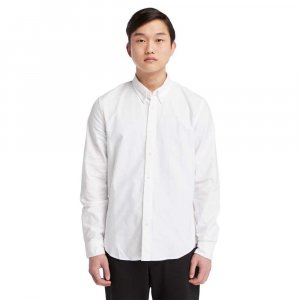 Рубашка с длинным рукавом Oxford Slim, белый Timberland