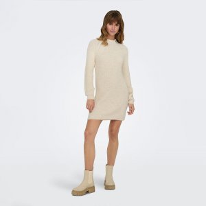 ТОЛЬКО женское платье-свитер с высоким воротником, расшитое бисером Only