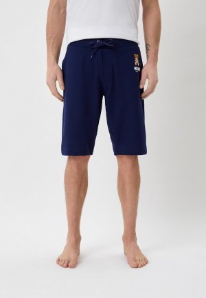 Шорты спортивные Moschino Underwear Shorts. Цвет: синий