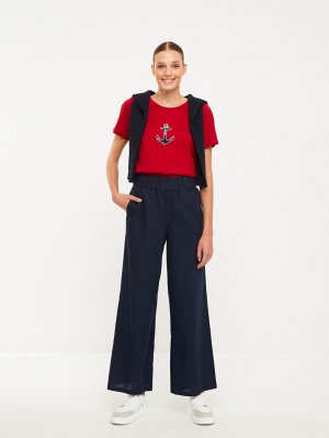 Прямые женские брюки стандартного кроя с эластичной резинкой на талии Southblue