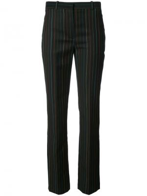 Укороченные брюки в полоску Givenchy. Цвет: чёрный