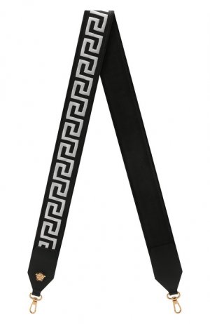 Ремень для сумки Greca Versace. Цвет: чёрно-белый