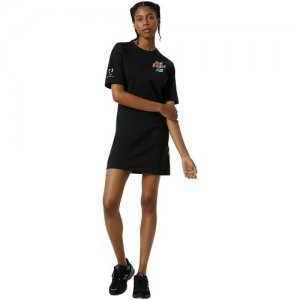 Платье NB Athletics Artist Pack Dress Женщины WD21550-BK L New Balance. Цвет: черный