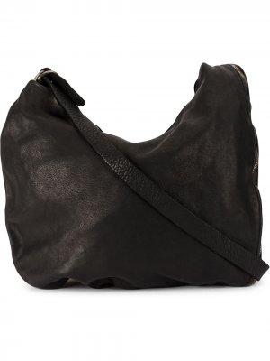Zipped shoulder bag Guidi. Цвет: черный