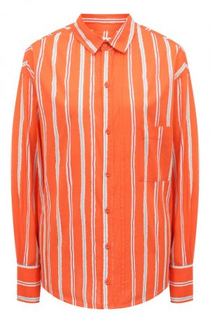 Хлопковая рубашка PALM NOOSA. Цвет: оранжевый