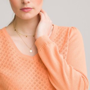 Пуловер ANNE WEYBURN. Цвет: оранжевый