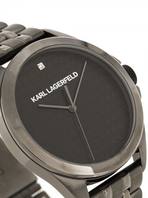 Наручные часы K/Pattern Bracelet Karl Lagerfeld. Цвет: серебристый