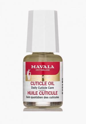 Масло для ногтей и кутикулы Mavala Cuticle Oil (на блистере), 5 мл. Цвет: прозрачный