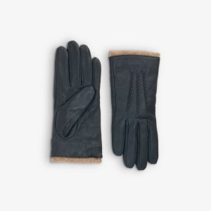 Кожаные перчатки Lorraine , темно-синий Dents