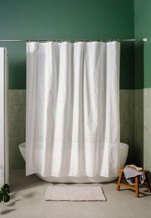 Штора для ванной Wess Bangor 180х200 см. Цвет: белый