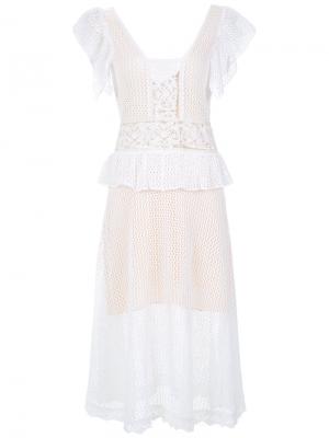 Knitted dress Cecilia Prado. Цвет: белый