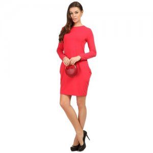 Платье, размер 44, красный MONDIGO. Цвет: красный