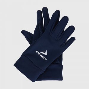 Перчатки  Adult Football, размер M, синий Demix. Цвет: темно-синий