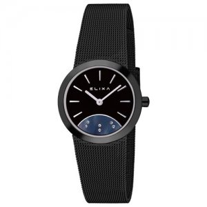 Наручные часы E076-L275, черный ELIXA. Цвет: черный