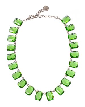 Ожерелье A107 UNI серебряный+зеленый Marina Fossati. Цвет: серебряный+зеленый