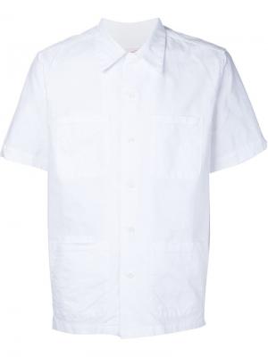 Рубашка с короткими рукавами Battenwear. Цвет: белый