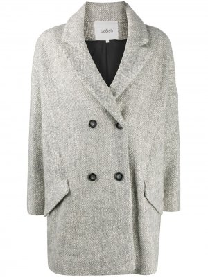 Двубортное пальто Charly Ba&Sh. Цвет: серый