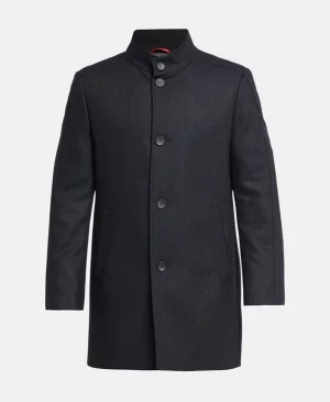 Шерстяное пальто, темно-синий Cinque