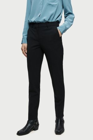 Черные приталенные брюки Paris с зауженными брючинами , черный Jigsaw