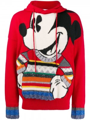 Худи Mickey Mouse со шнурком JC de Castelbajac Pre-Owned. Цвет: красный