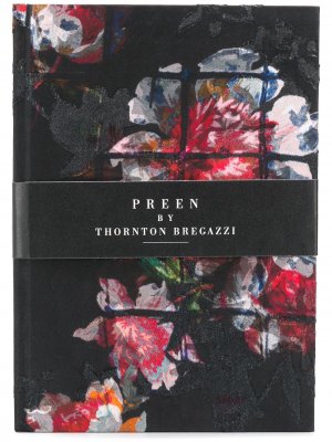 Книга в обложке с цветочным принтом Preen By Thornton Bregazzi. Цвет: черный