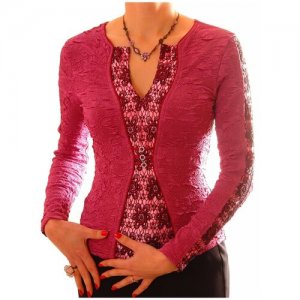 Блуза , размер S, розовый TheDistinctive. Цвет: розовый