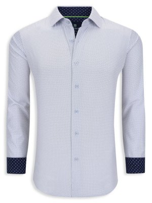 Рубашка-платок приталенного кроя на пуговицах , белый Tom Baine