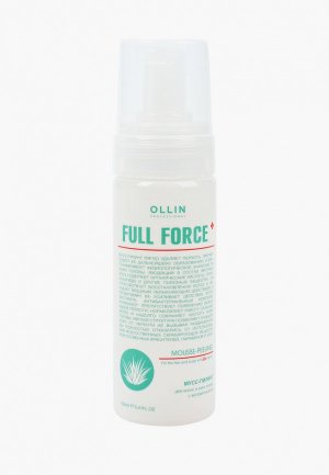 Мусс для волос Ollin FULL FORCE с экстрактом алоэ, 160 мл. Цвет: белый