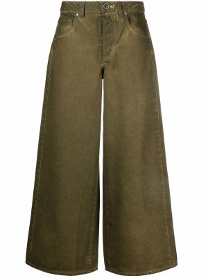 Укороченные брюки Pisgah Uma Wang. Цвет: зеленый