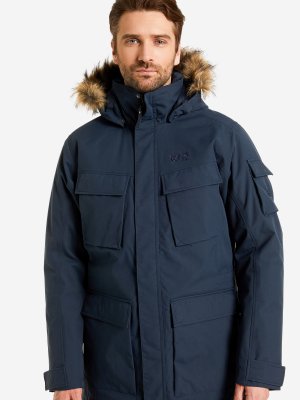 Куртка утепленная мужская Glacier Canyon, Синий, размер 44 Jack Wolfskin. Цвет: синий