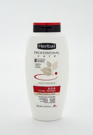 Кондиционер для волос Herbal тотальное восстановление, 750 мл. Цвет: прозрачный
