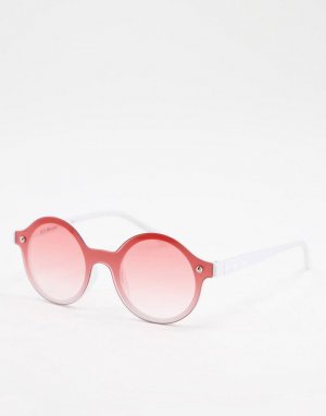 Круглые солнцезащитные очки -Красный AJ Morgan