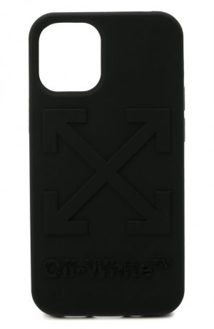 Чехол для iPhone 12 mini Off-White. Цвет: чёрный