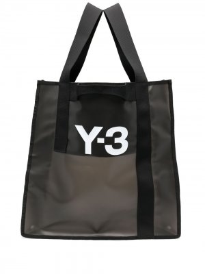 Сумка-тоут 2000-х годов с логотипом Yohji Yamamoto Pre-Owned. Цвет: черный