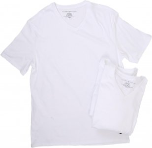 Хлопковые рубашки с v-образным вырезом (3 шт.) , белый Tommy Hilfiger