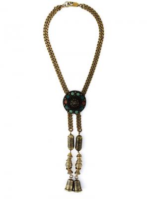 Ожерелье с деталями в виде напёрстков Jean Paul Gaultier Vintage. Цвет: красный