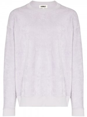 Fauss fleece sweatshirt YMC. Цвет: фиолетовый