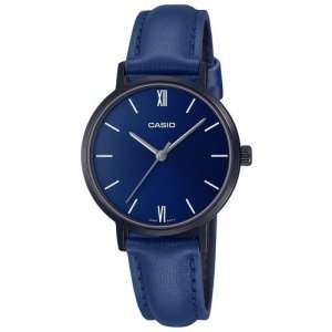 Наручные часы Collection LTP-VT02BL-2A, синий, серебряный CASIO. Цвет: синий/серебристый/черный