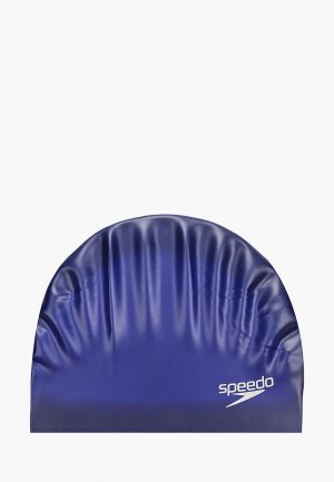 Шапочка для плавания Speedo LONG HAIR CAP. Цвет: синий