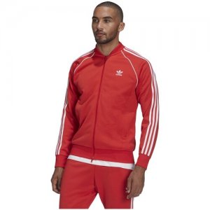 Олимпийка , размер S, красный adidas Originals. Цвет: красный