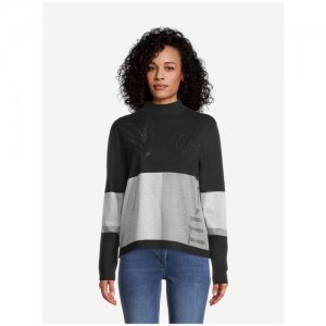 Пуловер женский, BETTY BARCLAY, модель: 5542/2633, цвет: черный/серый, размер: 44 Barclay. Цвет: черный/серый