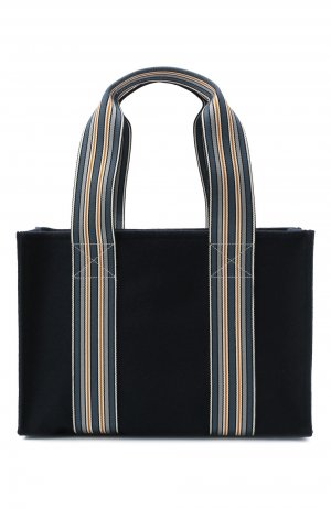 Сумка-шопер Suitcase Stripe Loro Piana. Цвет: синий
