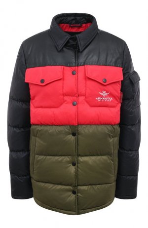 Утепленная куртка Aeronautica Militare. Цвет: разноцветный