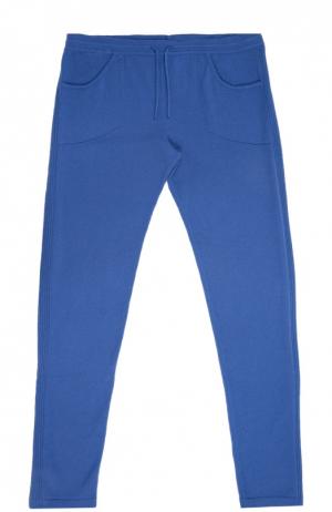 Кашемировые спортивные брюки Loro Piana. Цвет: синий