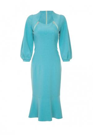 Платье JN. Цвет: голубой