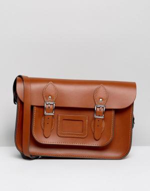 Классический портфель 12.5 Leather Satchel Company. Цвет: рыжий