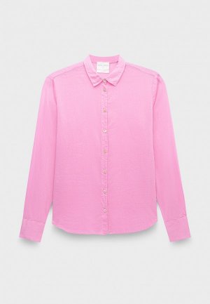 Рубашка Forte cotton silk voile regular fit shirt magenta. Цвет: розовый