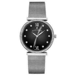 Наручные часы Jacques du Manoir SOCMI.05, черный, серебряный. Цвет: черный/серебристый