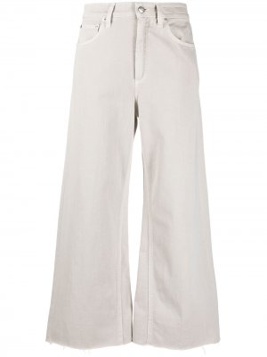 Укороченные джинсы широкого кроя Department 5. Цвет: белый