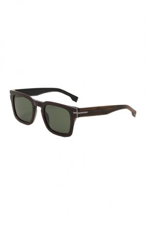 Солнцезащитные очки BOSS. Цвет: коричневый